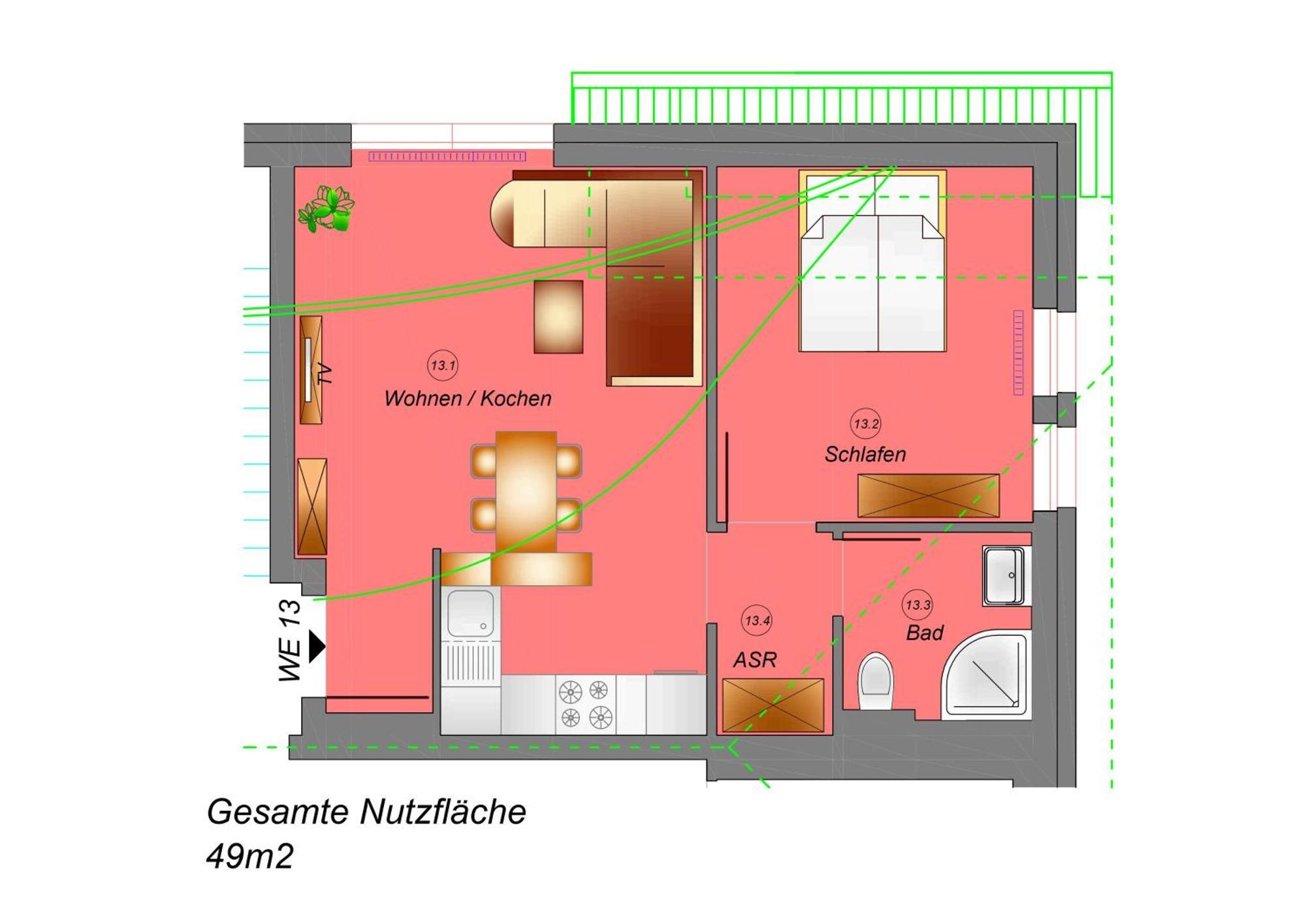 Traumhaftes Appartement - Odins Blick Wohnung 13 , Sauna Und Privatstrand, Blick Zur Ostsee ลอบเบอ ภายนอก รูปภาพ