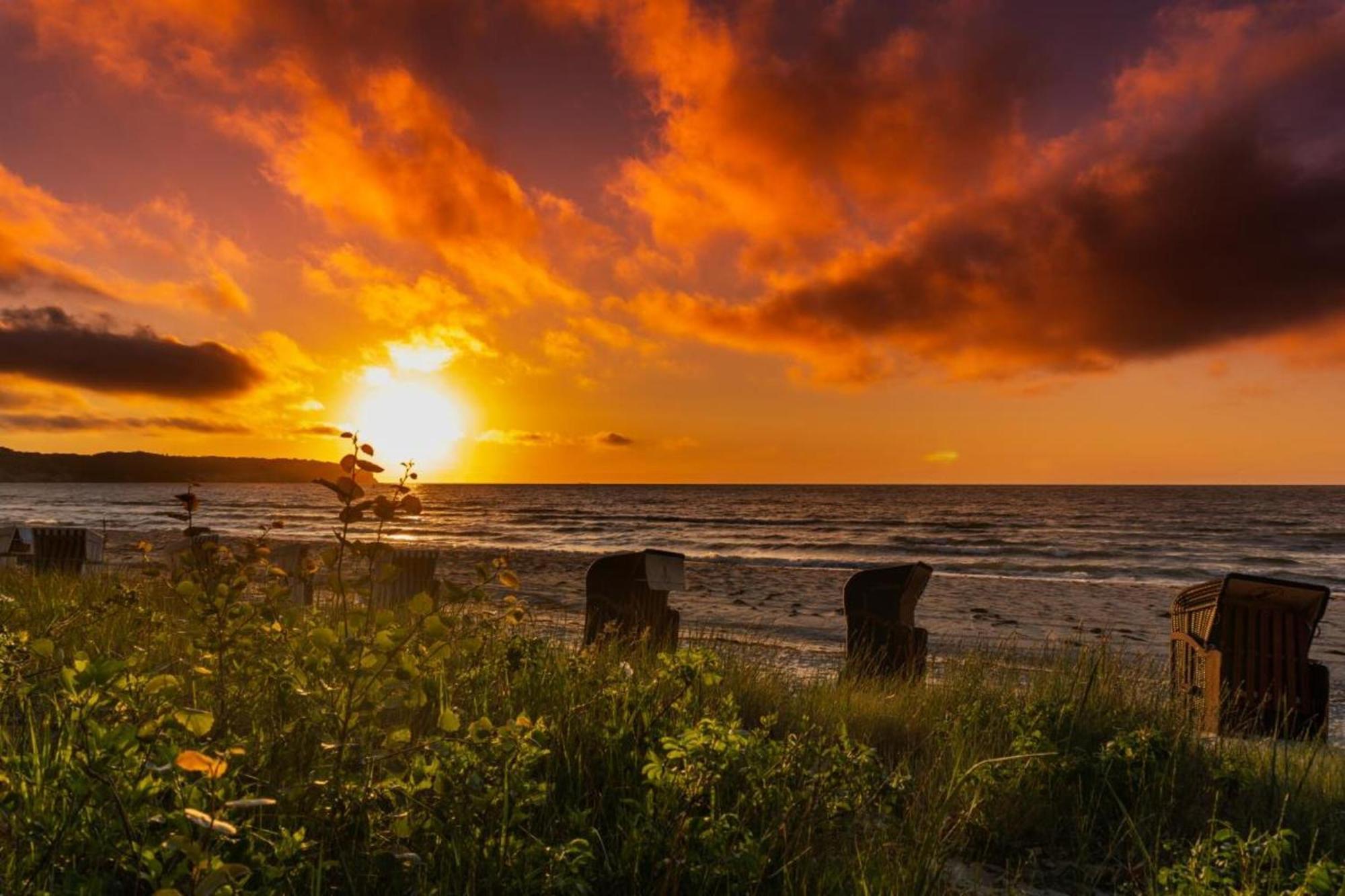 Traumhaftes Appartement - Odins Blick Wohnung 13 , Sauna Und Privatstrand, Blick Zur Ostsee ลอบเบอ ภายนอก รูปภาพ